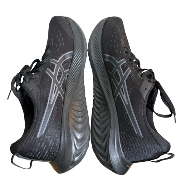 Asics Gel Excite 10 WOMENS SIZE‎ 9 PRE-OWNED 1012B418 Black/White Sneakers/Shoes - Picture 1 of 12